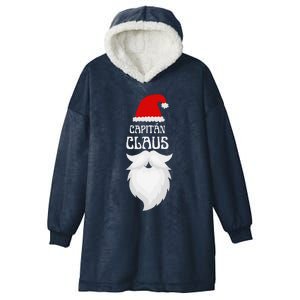 DiseñO De Navidad Para Abuelo CapitáN Claus Hooded Wearable Blanket