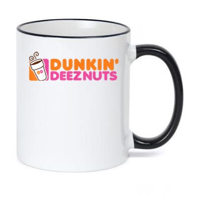 Dunkin Deez Nuts Dunkin Deeznuts 11oz Black Color Changing Mug