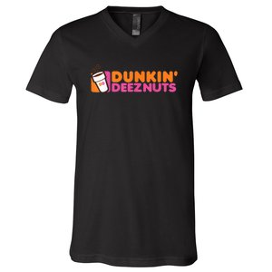 Dunkin Deez Nuts Dunkin Deeznuts V-Neck T-Shirt