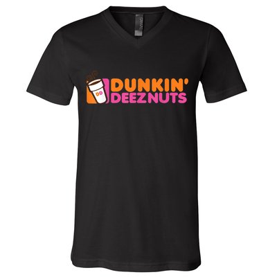 Dunkin Deez Nuts Dunkin Deeznuts V-Neck T-Shirt