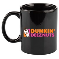 Dunkin Deez Nuts Dunkin Deeznuts 11oz C Handle Ceramic Mug