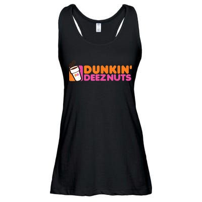 Dunkin Deez Nuts Dunkin Deeznuts Ladies Essential Flowy Tank