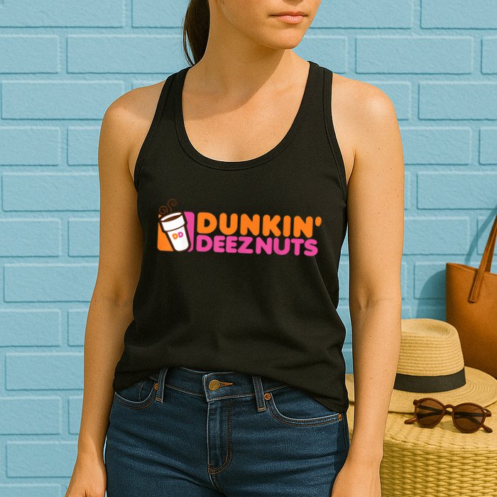 Dunkin Deez Nuts Dunkin Deeznuts Womens Tank Top