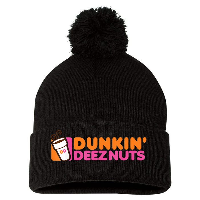 Dunkin Deez Nuts Dunkin Deeznuts Pom Pom 12in Knit Beanie