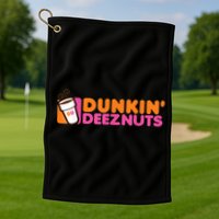 Dunkin Deez Nuts Dunkin Deeznuts Golf Towel