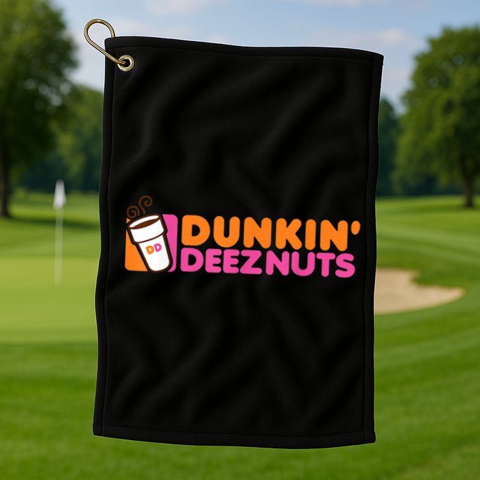 Dunkin Deez Nuts Dunkin Deeznuts Golf Towel