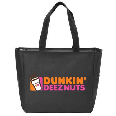 Dunkin Deez Nuts Dunkin Deeznuts Zip Tote Bag