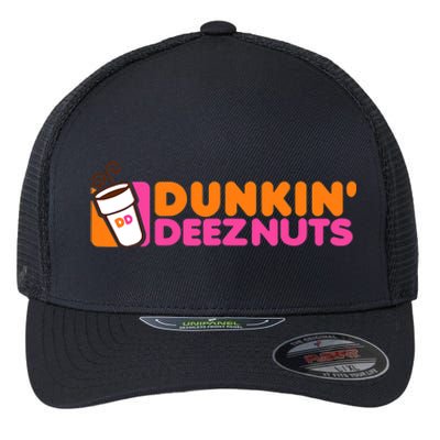 Dunkin Deez Nuts Dunkin Deeznuts Flexfit Unipanel Trucker Cap