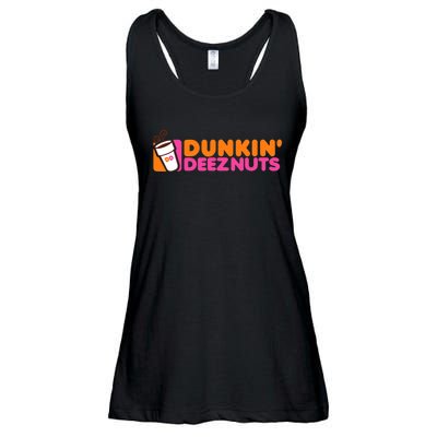 Dunkin Deez Nuts Dunkin Deeznuts Ladies Essential Flowy Tank