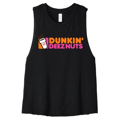 Dunkin Deez Nuts Dunkin Deeznuts Women's Racerback Cropped Tank