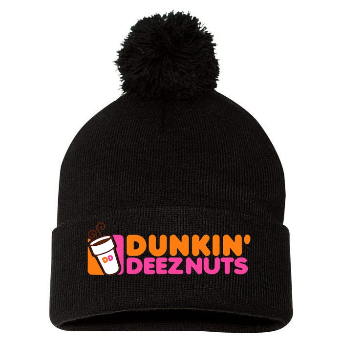 Dunkin Deez Nuts Dunkin Deeznuts Pom Pom 12in Knit Beanie