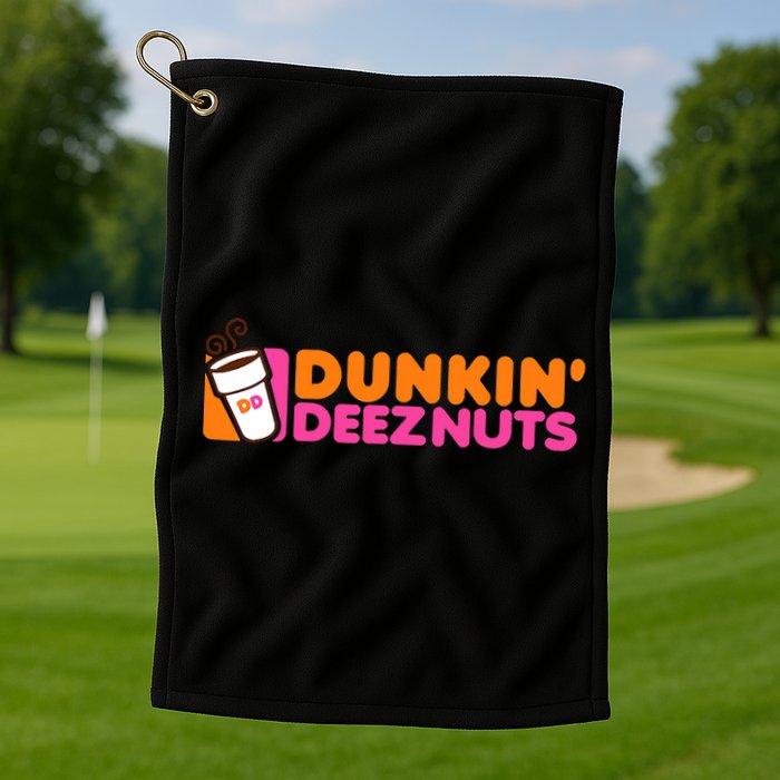Dunkin Deez Nuts Dunkin Deeznuts Golf Towel