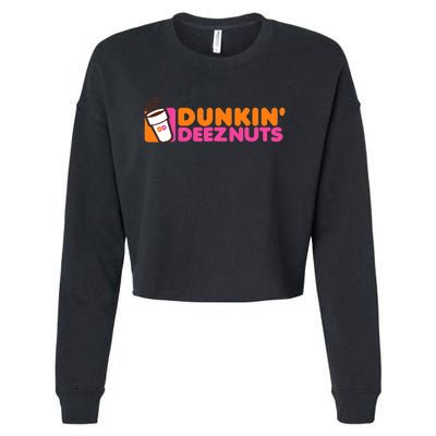 Dunkin Deez Nuts Dunkin Deeznuts Cropped Pullover Crew