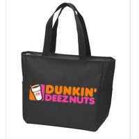 Dunkin Deez Nuts Dunkin Deeznuts Zip Tote Bag