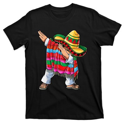 Dabbing Dab Nacho Average Dad Mexican Sombrero Father Cinco De Mayo Daddy Fiesta T-Shirt