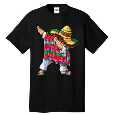 Dabbing Dab Nacho Average Dad Mexican Sombrero Father Cinco De Mayo Daddy Fiesta Tall T-Shirt