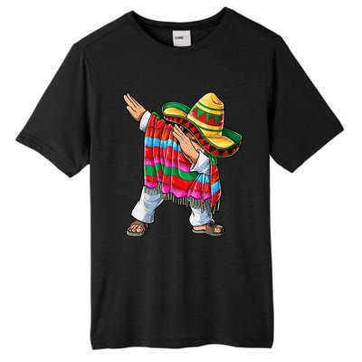 Dabbing Dab Nacho Average Dad Mexican Sombrero Father Cinco De Mayo Daddy Fiesta Tall Fusion ChromaSoft Performance T-Shirt