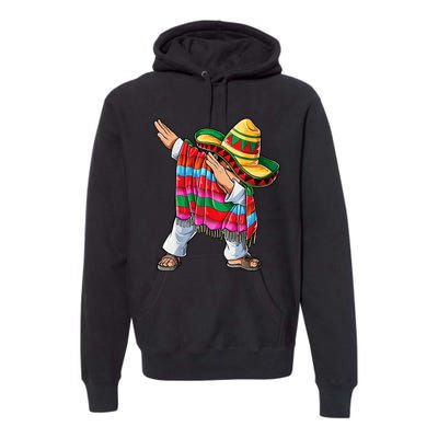 Dabbing Dab Nacho Average Dad Mexican Sombrero Father Cinco De Mayo Daddy Fiesta Premium Hoodie