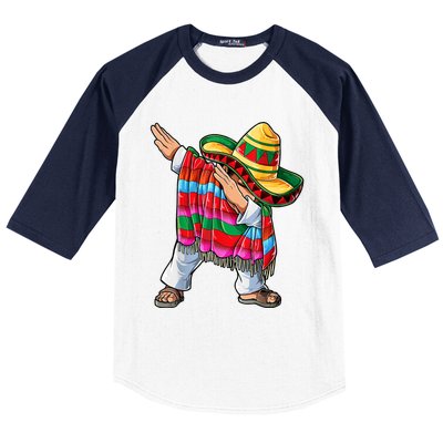 Dabbing Dab Nacho Average Dad Mexican Sombrero Father Cinco De Mayo Daddy Fiesta Baseball Sleeve Shirt