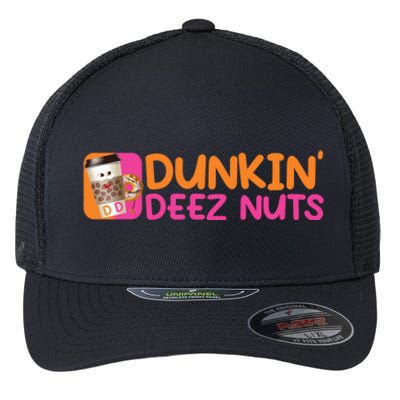 Dunkin Deez Nuts Coffee Bag Flexfit Unipanel Trucker Cap