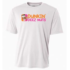 Dunkin Deez Nuts Coffee Bag Cooling Performance Crew T-Shirt