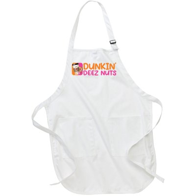 Dunkin Deez Nuts Coffee Bag Full-Length Apron With Pockets