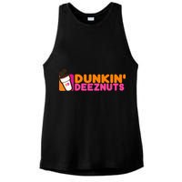 Dunkin Deez Nuts Dunkin Deeznuts Ladies PosiCharge Tri-Blend Wicking Tank