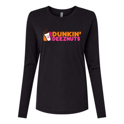 Dunkin Deez Nuts Dunkin Deeznuts Womens Cotton Relaxed Long Sleeve T-Shirt