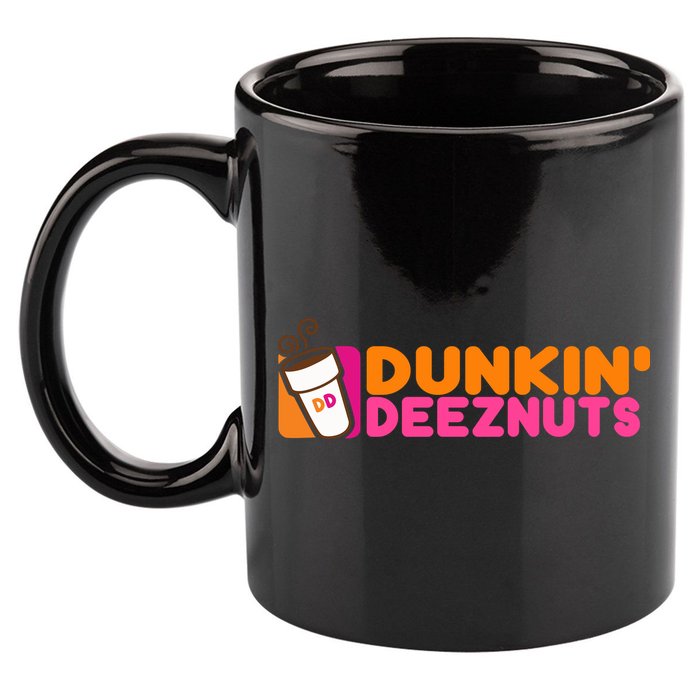 Dunkin Deez Nuts Dunkin Deeznuts 11oz C Handle Ceramic Mug