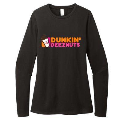 Dunkin Deez Nuts Dunkin Deeznuts Womens CVC Long Sleeve Shirt