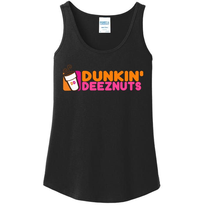 Dunkin Deez Nuts Dunkin Deeznuts Ladies Essential Tank