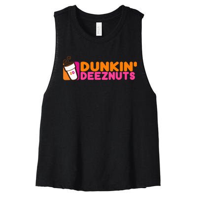 Dunkin Deez Nuts Dunkin Deeznuts Women's Racerback Cropped Tank