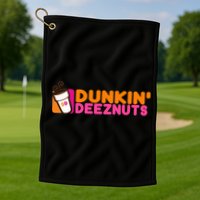 Dunkin Deez Nuts Dunkin Deeznuts Golf Towel
