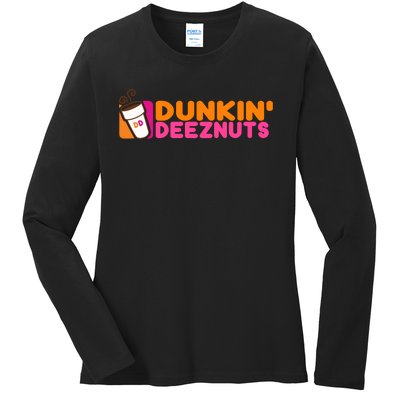 Dunkin Deez Nuts Dunkin Deeznuts Ladies Long Sleeve Shirt