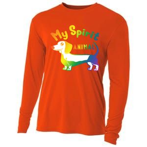 Dachshund Dog Novelty For Dachshund Lovers Gift Cooling Performance Long Sleeve Crew