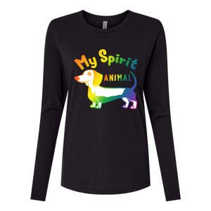 Dachshund Dog Novelty For Dachshund Lovers Gift Womens Cotton Relaxed Long Sleeve T-Shirt