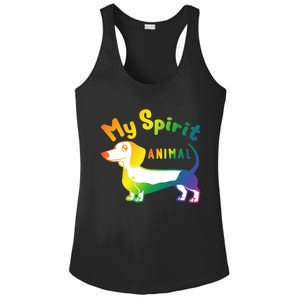 Dachshund Dog Novelty For Dachshund Lovers Gift Ladies PosiCharge Competitor Racerback Tank