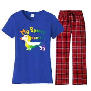 Dachshund Dog Novelty For Dachshund Lovers Gift Women's Flannel Pajama Set