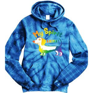 Dachshund Dog Novelty For Dachshund Lovers Gift Tie Dye Hoodie