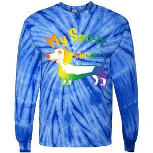 Dachshund Dog Novelty For Dachshund Lovers Gift Tie-Dye Long Sleeve Shirt