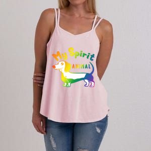 Dachshund Dog Novelty For Dachshund Lovers Gift Women's Strappy Tank