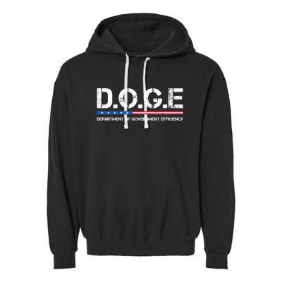 Doge Department Of Government Efficiency Garment-Dyed Fleece Hoodie