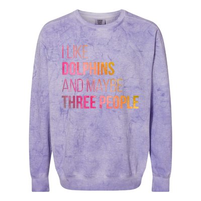 Dolphins Colorblast Crewneck Sweatshirt