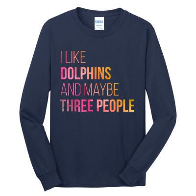 Dolphins Tall Long Sleeve T-Shirt