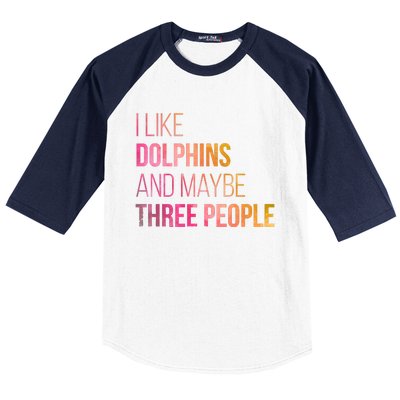 Dolphins Baseball Sleeve Shirt