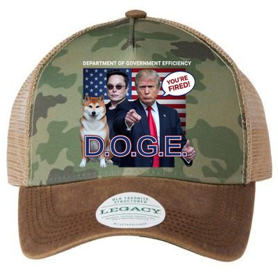 Doge Department Of Government Efficiency Legacy Tie Dye Trucker Hat