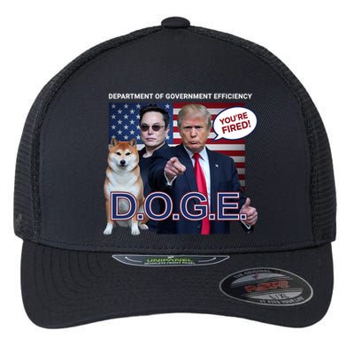 Doge Department Of Government Efficiency Flexfit Unipanel Trucker Cap