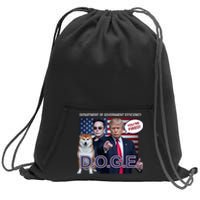 Doge Department Of Government Efficiency Sweatshirt Cinch Pack Bag