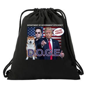 Doge Department Of Government Efficiency Drawstring Bag