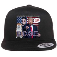 Doge Department Of Government Efficiency Flat Bill Trucker Hat